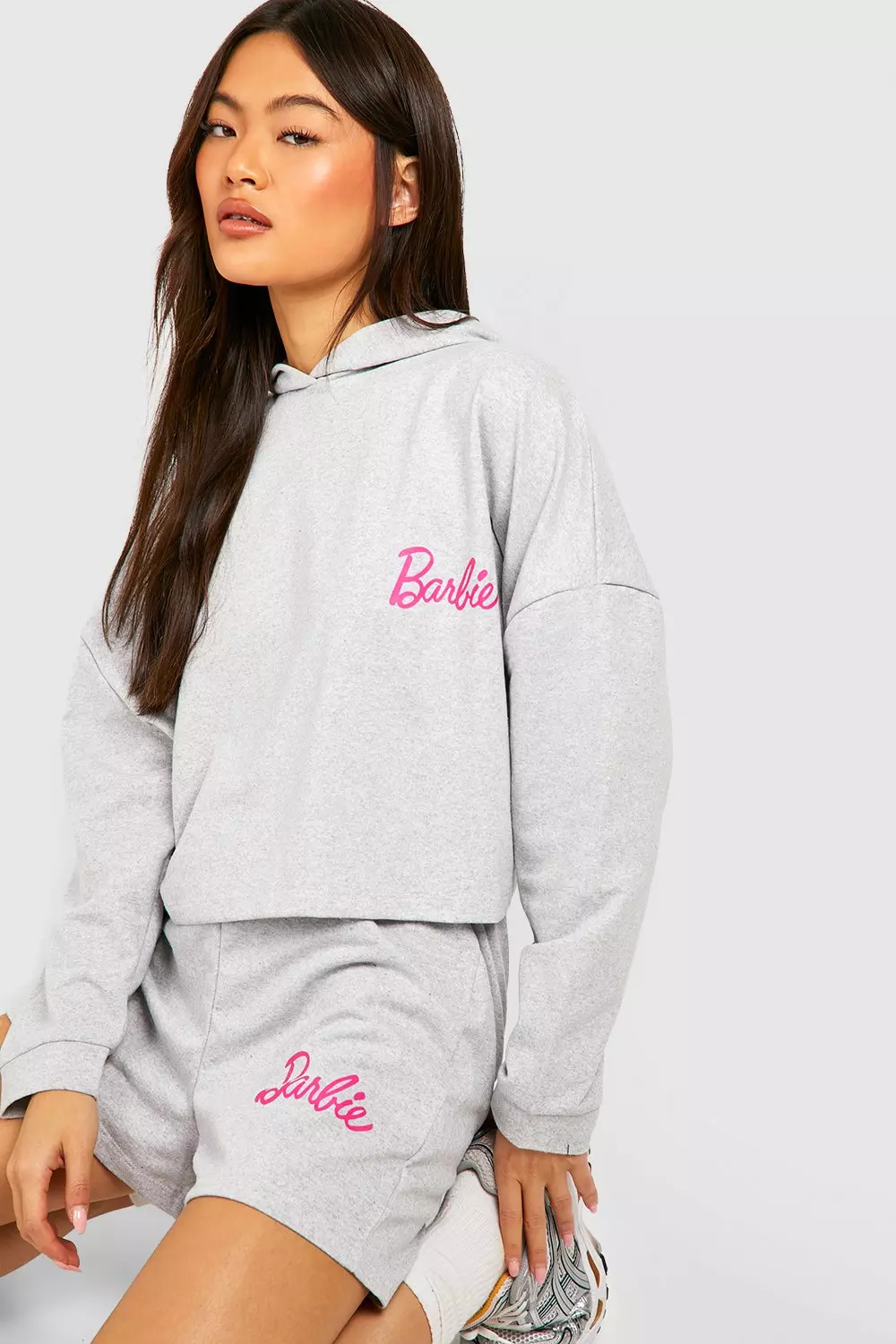 Barbie sale cropped hoodie